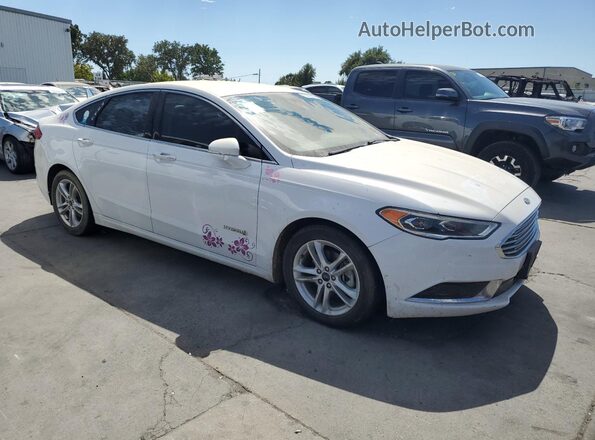 3FA6P0LU9JR171387 2018 FORD FUSION White 