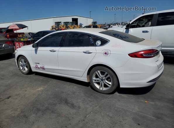 3FA6P0LU9JR171387 2018 FORD FUSION White 