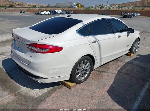 3FA6P0PUXJR268205 2018 FORD FUSION ENERGI White 
