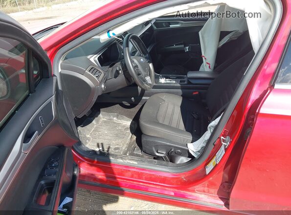 3FA6P0T99LR108563 2020 FORD FUSION Red Вид салону спереду