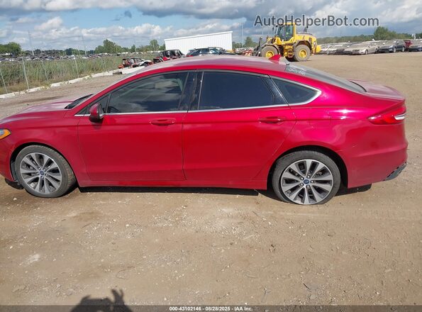 3FA6P0T99LR108563 2020 FORD FUSION Red Панорамний вид салону 360°
