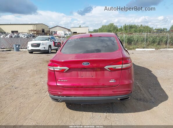 3FA6P0T99LR108563 2020 FORD FUSION Red 