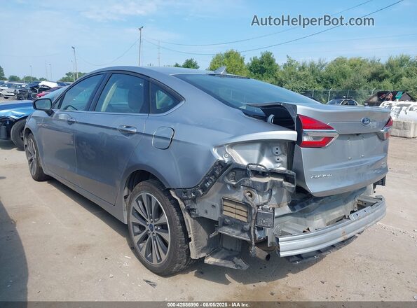 3FA6P0T99LR250038 2020 FORD FUSION Silver Rear left