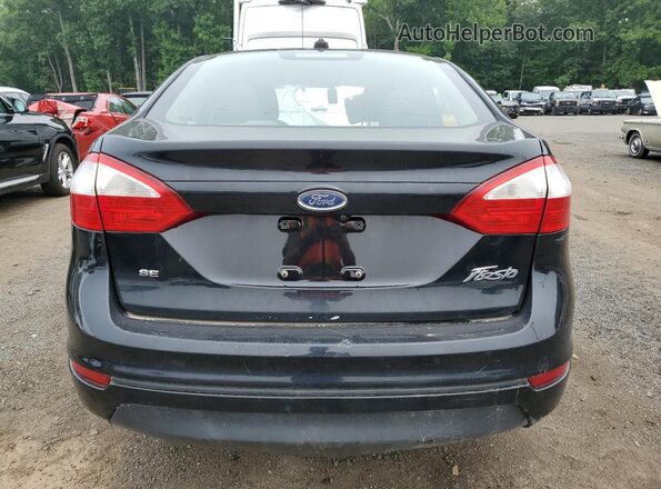 3FADP4BJ2KM100794 2019 FORD FIESTA Black Вид ззаду