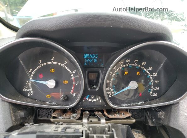 3FADP4BJ2KM100794 2019 FORD FIESTA Black Вид щитка приладів