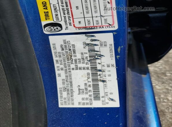 3FADP4EJ3JM121373 2018 FORD FIESTA Blue 