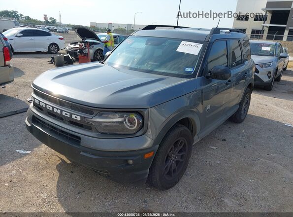3FMCR9B64MRB01424 2021 FORD BRONCO SPORT Gray Przód lewy