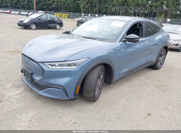 3FMTK1R44PMA98374 2023 FORD MUSTANG MACH-E Blue Առջևի ձախ երեք քառորդ տեսարան