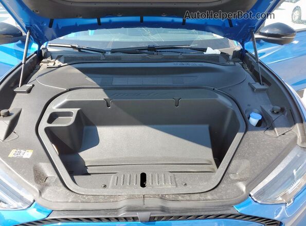 3FMTK1R44SMA09976 2025 FORD MUSTANG Blue Vista del compartimento del motor