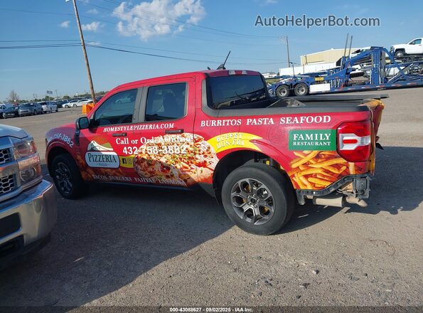 3FTTW8E95NRA12962 2022 FORD MAVERICK Красный Панорамный вид салона 360°