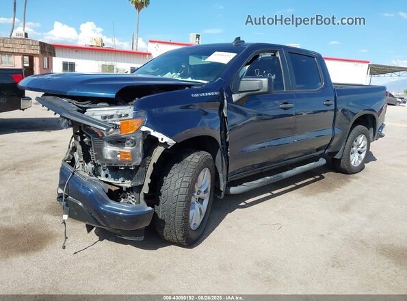 3GCPABEK5NG513801 2022 CHEVROLET SILVERADO Blue Vista tres cuartos delantera izquierda