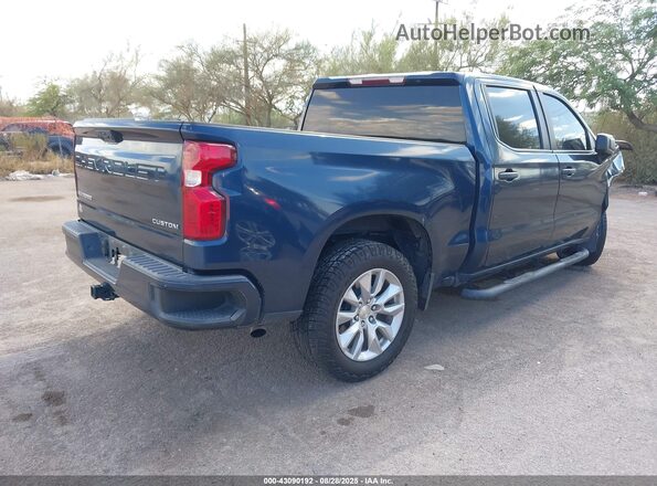 3GCPABEK5NG513801 2022 CHEVROLET SILVERADO Blue Trasero derecho