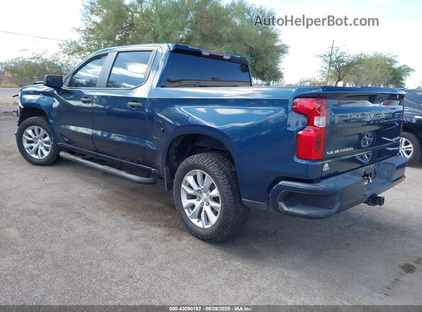 3GCPABEK5NG513801 2022 CHEVROLET SILVERADO Blue Trasero izquierdo
