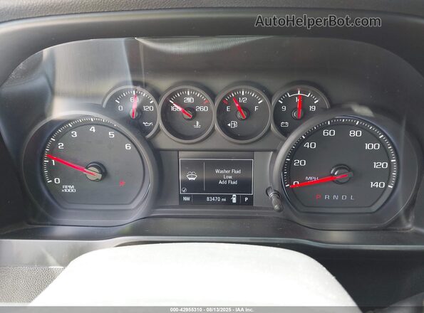 3GCPWBEH4LG396165 2020 CHEVROLET SILVERADO Silver Հետևի նստատեղերի տեսք