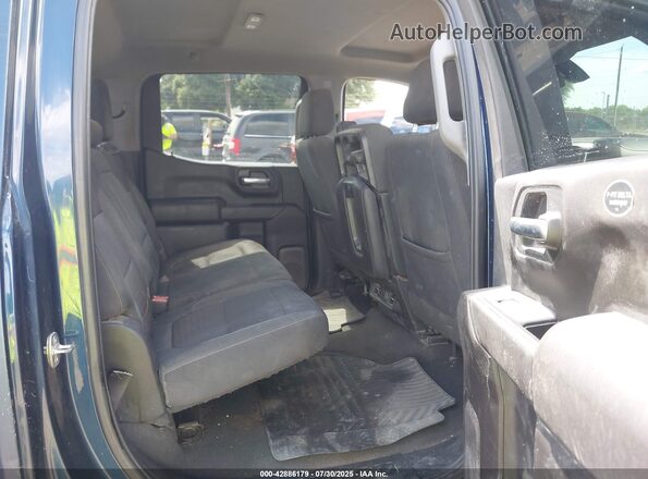 3GCPWCED4MG464470 2021 CHEVROLET SILVERADO Blue Widok naklejki z numerem VIN