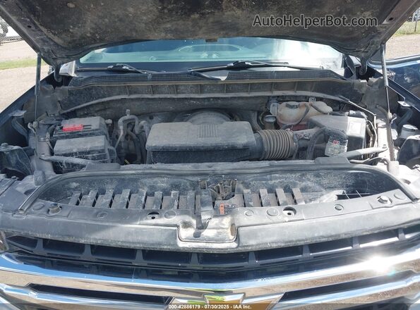 3GCPWCED4MG464470 2021 CHEVROLET SILVERADO Blue Widok z tyłu
