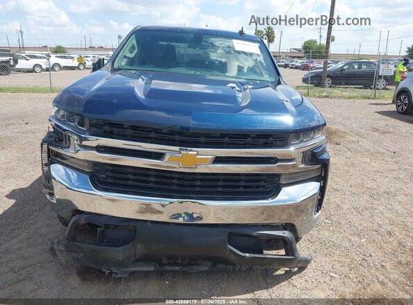 3GCPWCED4MG464470 2021 CHEVROLET SILVERADO Blue Widok z przodu