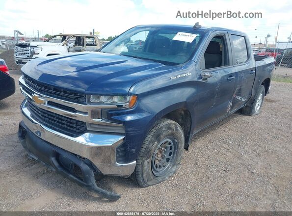 3GCPWCED4MG464470 2021 CHEVROLET SILVERADO Blue Przód lewy
