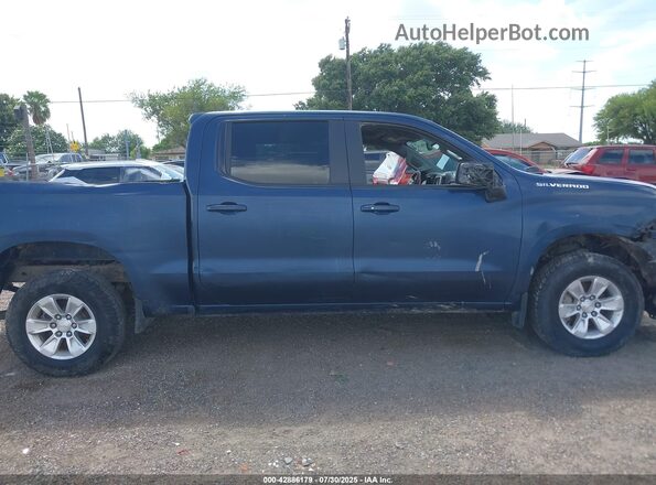 3GCPWCED4MG464470 2021 CHEVROLET SILVERADO Blue Widok wnętrza z tyłu