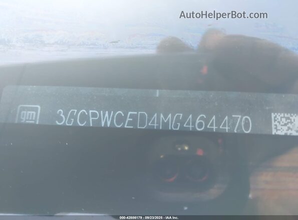 3GCPWCED4MG464470 2021 CHEVROLET SILVERADO Blue 