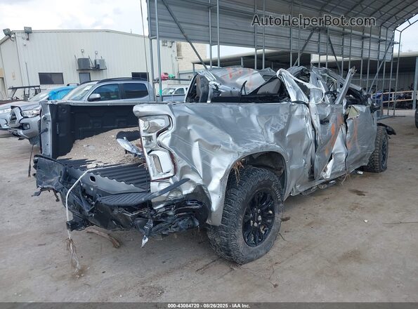 3GCUDHEL9NG612689 2022 CHEVROLET SILVERADO Серебряный Задняя правая четверть