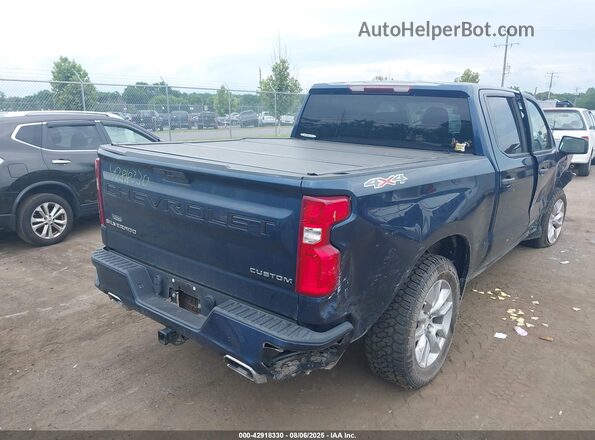 3GCUYBEF6LG452375 2020 CHEVROLET SILVERADO Blue Հետևի աջ