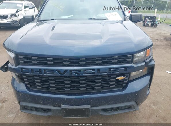 3GCUYBEF6LG452375 2020 CHEVROLET SILVERADO Blue Սարքավորումների վահանակի տեսք