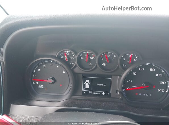 3GCUYBEF6LG452375 2020 CHEVROLET SILVERADO Blue Հետևի նստատեղերի տեսք