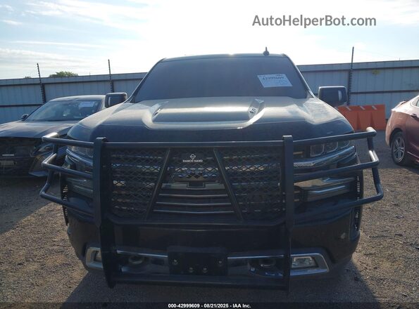 3GCUYHEL4LG329635 2020 CHEVROLET SILVERADO Black Вид задньої частини салону