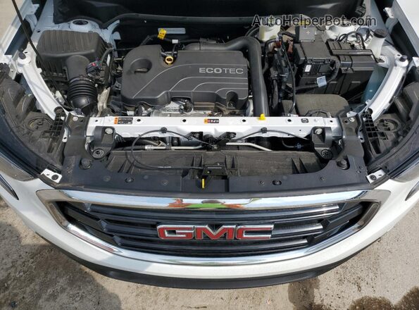3GKALMEV2ML311823 2021 GMC TERRAIN White ძრავის განყოფილების ხედი