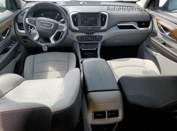 3GKALMEV2ML311823 2021 GMC TERRAIN White წინა პანელის ხედი