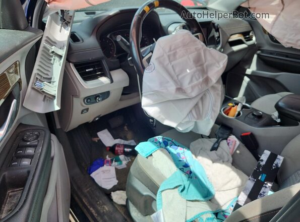 3GKALMEV4ML371182 2021 GMC TERRAIN Blue Vista del salpicadero