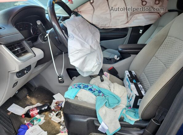 3GKALMEV4ML371182 2021 GMC TERRAIN Blue Vista interior delantera
