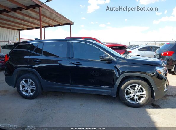 3GKALMEV9LL339083 2020 GMC TERRAIN Black უკანა სალონის ხედი