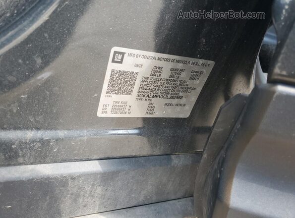 3GKALMEVXJL382568 2018 GMC TERRAIN Blue 