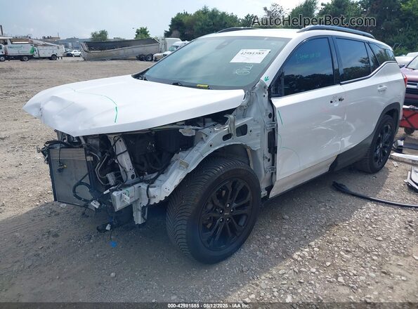3GKALMEVXML328420 2021 GMC TERRAIN White 