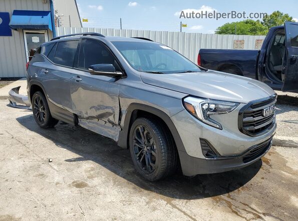3GKALPEV4ML300856 2021 GMC TERRAIN Gray Առջևի աջ