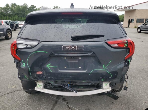 3GKALTEV0ML353773 2021 GMC TERRAIN Gray Widok z tyłu