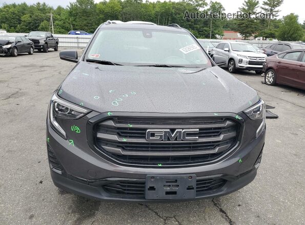 3GKALTEV0ML353773 2021 GMC TERRAIN Gray Widok z przodu