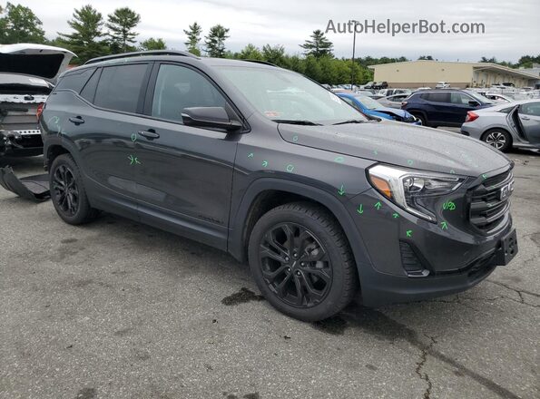 3GKALTEV0ML353773 2021 GMC TERRAIN Gray Przód prawy