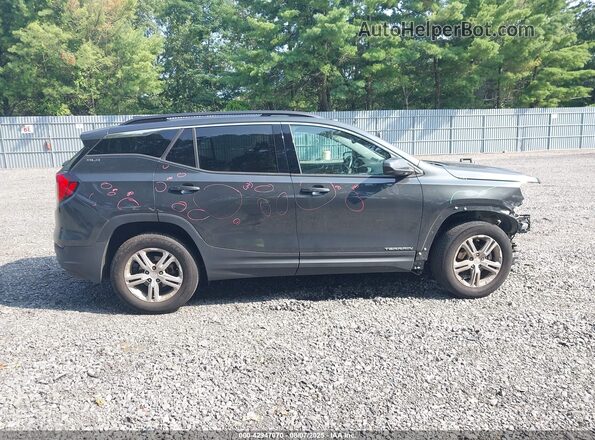 3GKALTEV7LL203481 2020 GMC TERRAIN Gray Вид задньої частини салону