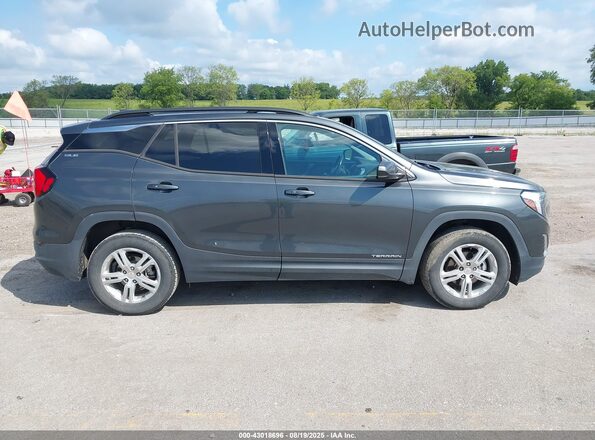 3GKALTEV8LL166229 2020 GMC TERRAIN Gray Սալոնի հետևի տեսք