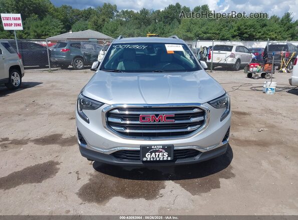 3GKALVEV1LL266944 2020 GMC TERRAIN Серебряный Вид щитка приборов