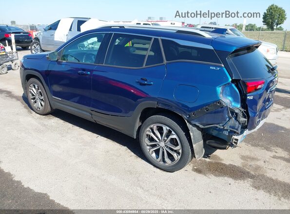 3GKALVEV9ML311517 2021 GMC TERRAIN Blue Հետևի ձախ