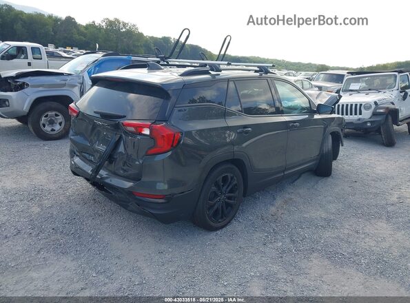 3GKALVEV9ML389960 2021 GMC TERRAIN Gray უკანა მარჯვენა
