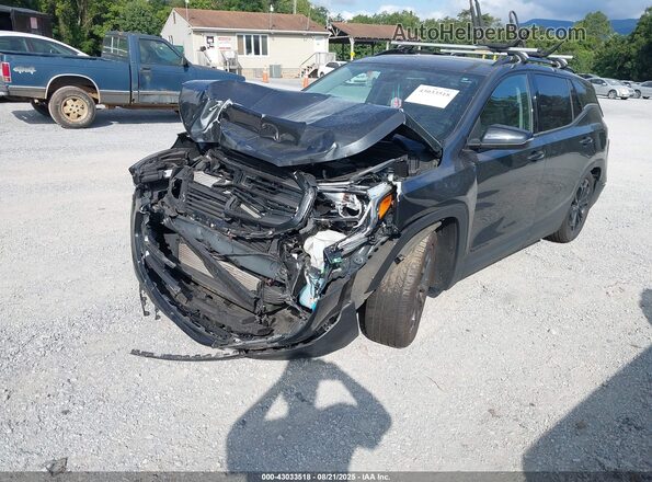 3GKALVEV9ML389960 2021 GMC TERRAIN Gray წინა ხედი