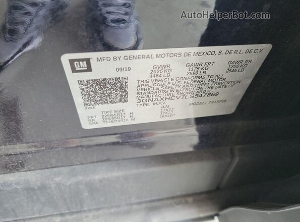 3GNAXHEV7LS547869 2020 CHEVROLET EQUINOX  