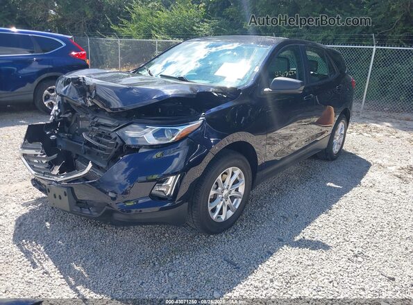 3GNAXSEV1LS569427 2020 CHEVROLET EQUINOX Black Передня ліва чверть