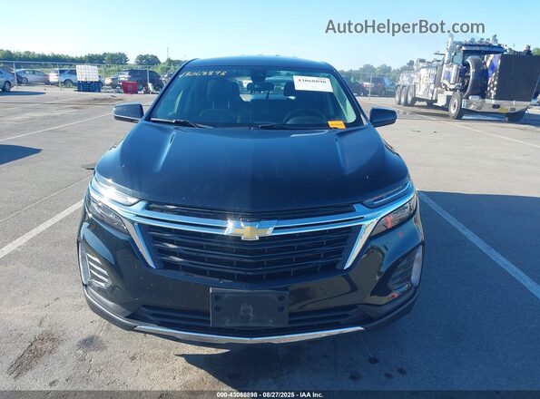 3GNAXUEV6NL242000 2022 CHEVROLET EQUINOX Black Widok zestawu wskaźników