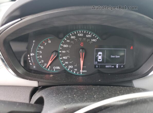 3GNCJKSB9LL232292 2020 CHEVROLET TRAX White Widok zestawu wskaźników